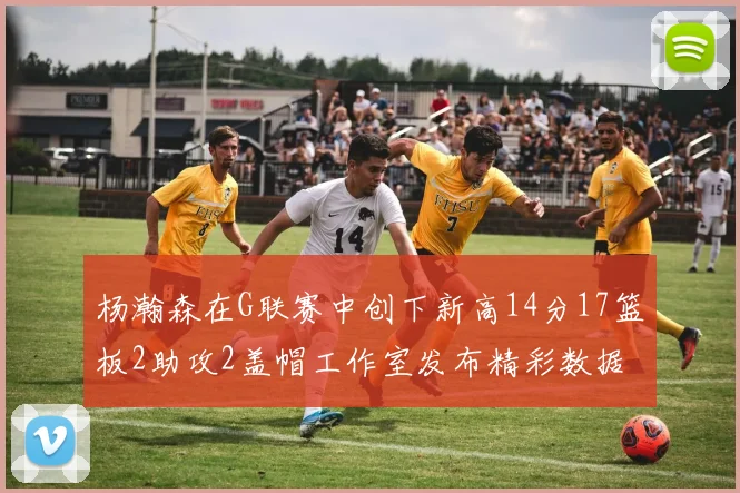 杨瀚森在G联赛中创下新高14分17篮板2助攻2盖帽工作室发布精彩数据海报